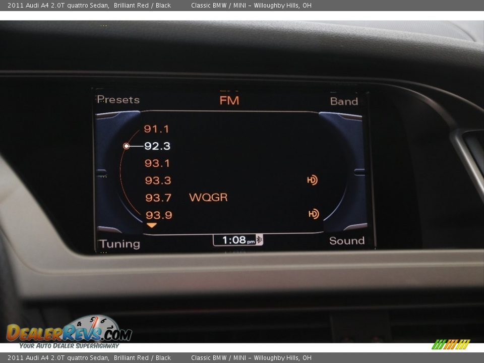 Audio System of 2011 Audi A4 2.0T quattro Sedan Photo #11
