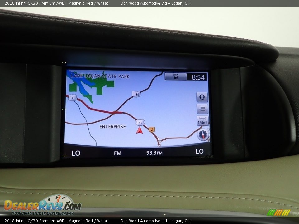 2018 Infiniti QX30 Premium AWD Magnetic Red / Wheat Photo #2