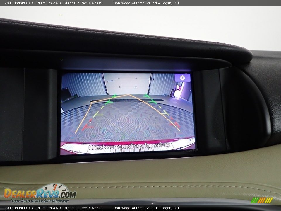 2018 Infiniti QX30 Premium AWD Magnetic Red / Wheat Photo #3