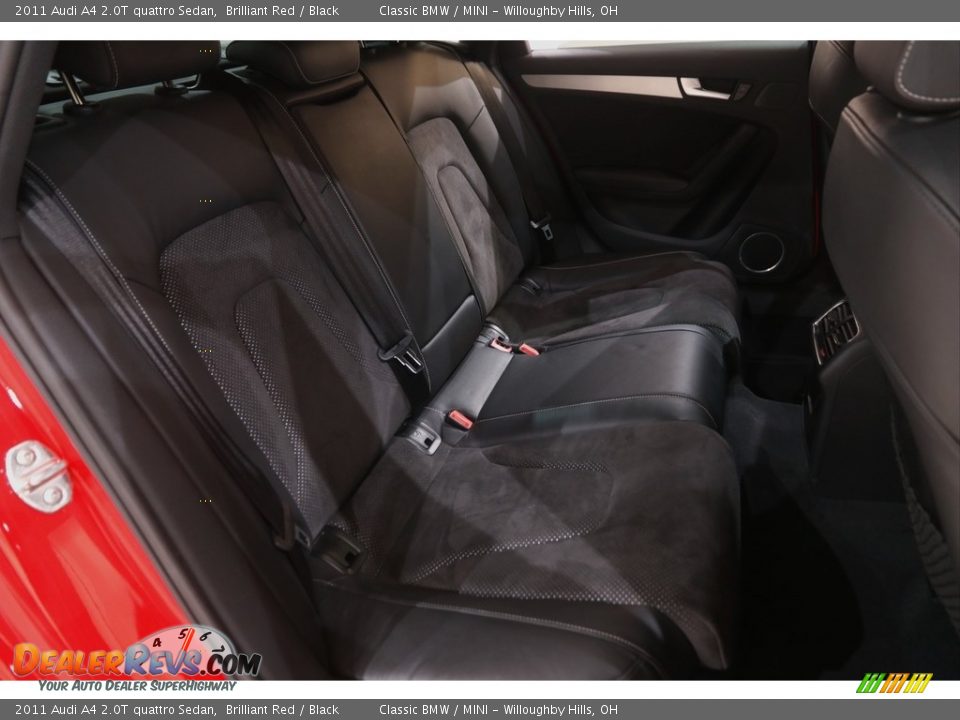 Rear Seat of 2011 Audi A4 2.0T quattro Sedan Photo #18