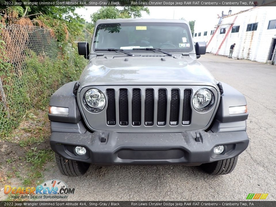 2022 Jeep Wrangler Unlimited Sport Altitude 4x4 Sting-Gray / Black Photo #2