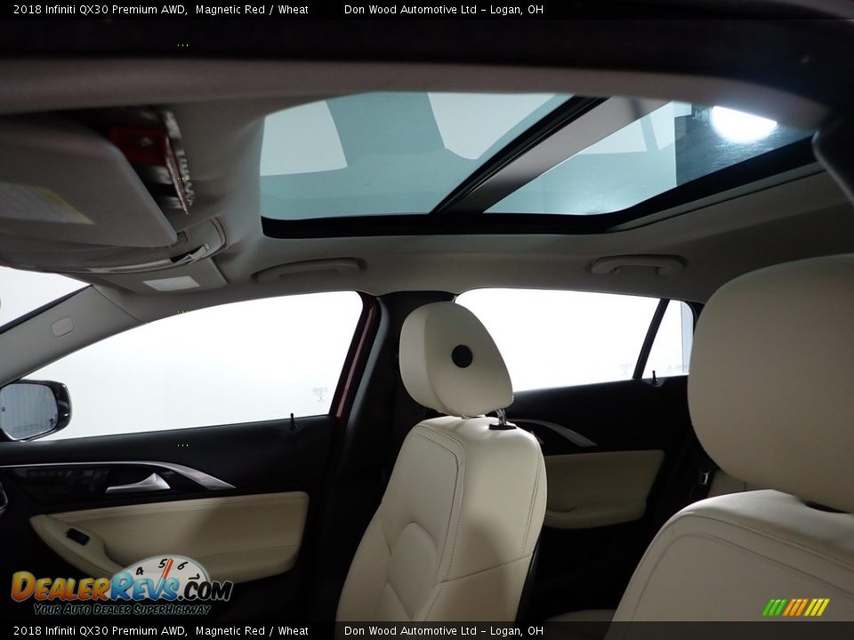 2018 Infiniti QX30 Premium AWD Magnetic Red / Wheat Photo #4