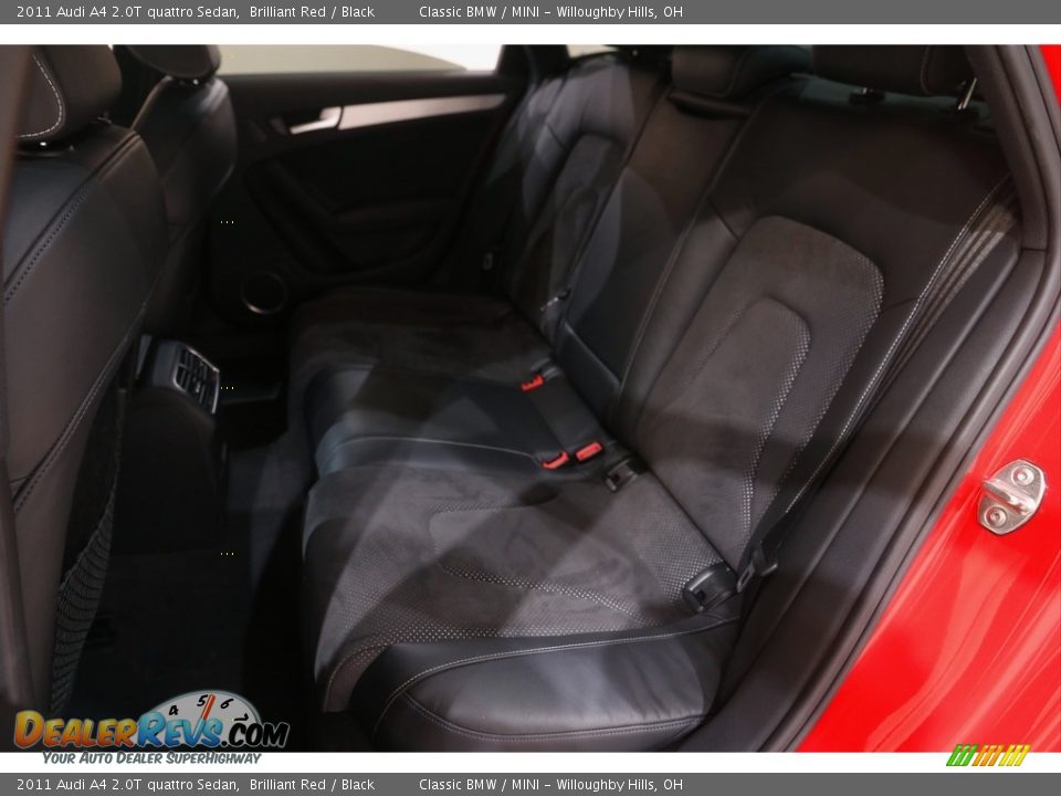 Rear Seat of 2011 Audi A4 2.0T quattro Sedan Photo #19