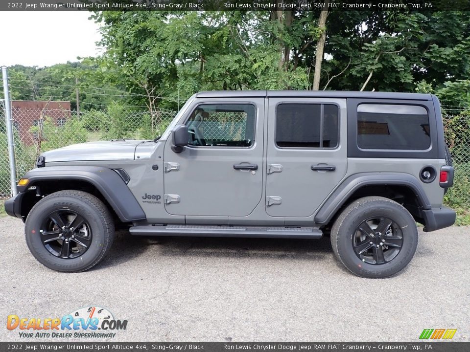 2022 Jeep Wrangler Unlimited Sport Altitude 4x4 Sting-Gray / Black Photo #4