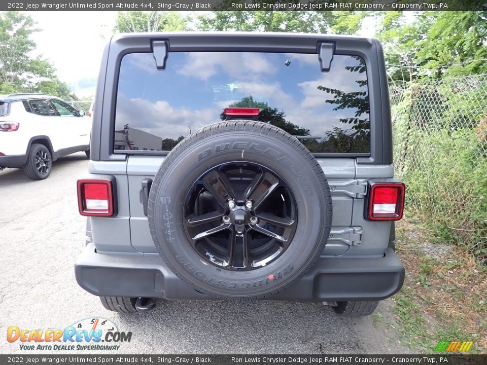 2022 Jeep Wrangler Unlimited Sport Altitude 4x4 Sting-Gray / Black Photo #7