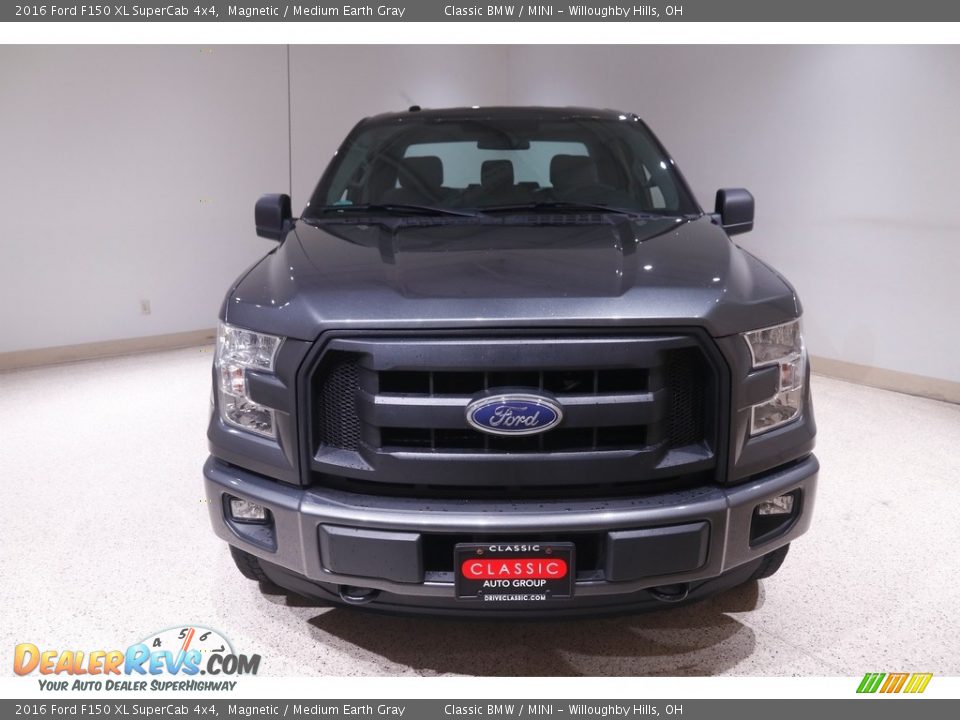 2016 Ford F150 XL SuperCab 4x4 Magnetic / Medium Earth Gray Photo #2