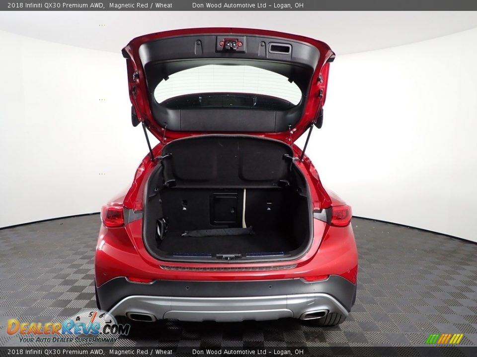 2018 Infiniti QX30 Premium AWD Magnetic Red / Wheat Photo #10