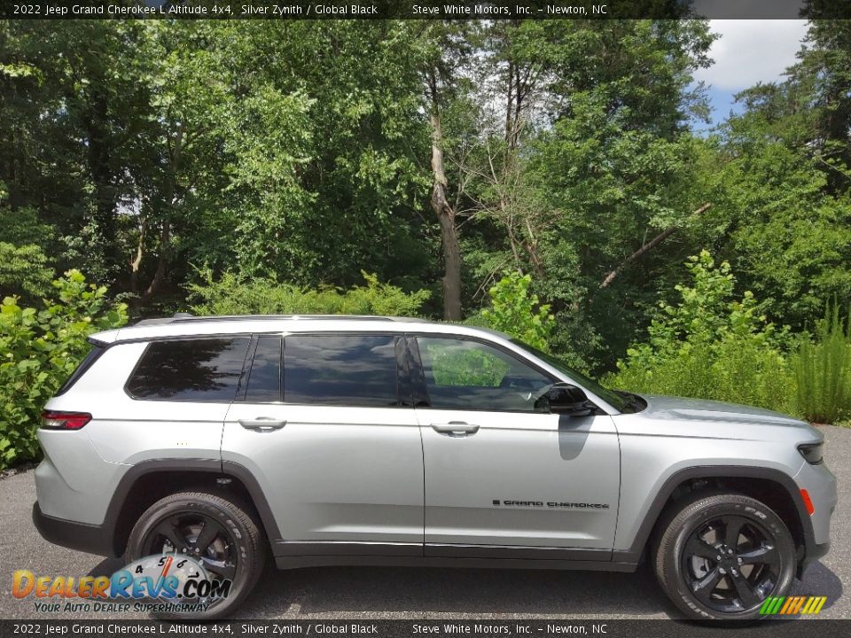 2022 Jeep Grand Cherokee L Altitude 4x4 Silver Zynith / Global Black Photo #5