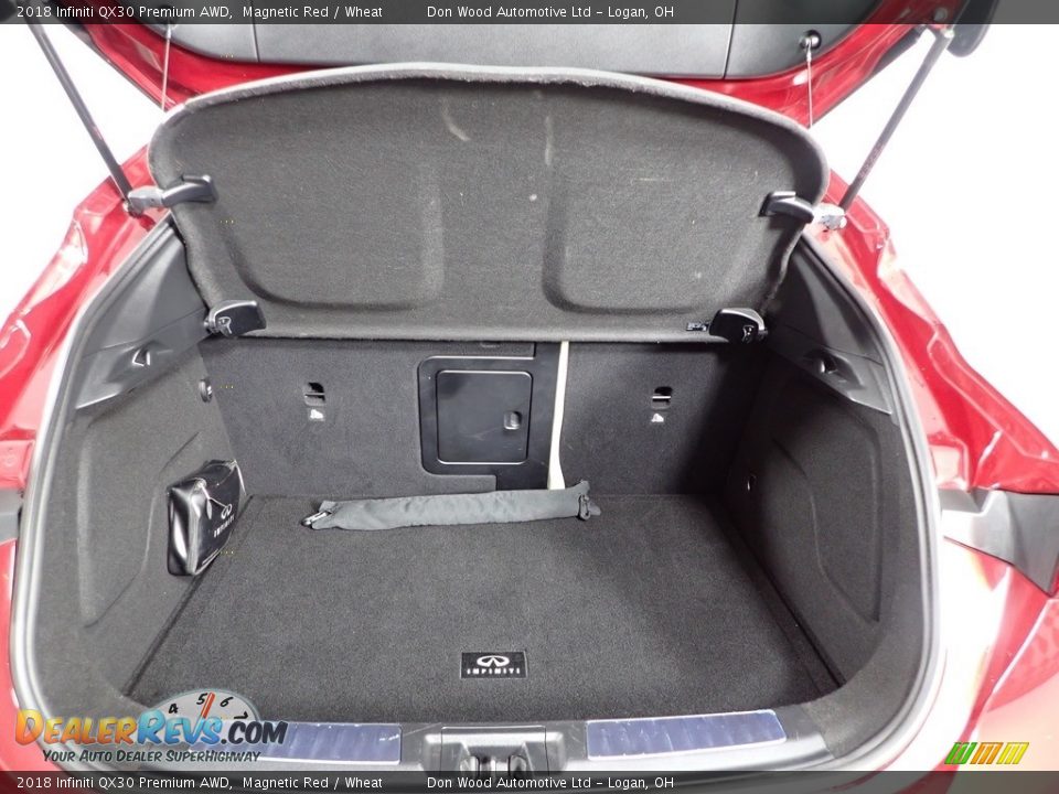 2018 Infiniti QX30 Premium AWD Magnetic Red / Wheat Photo #11