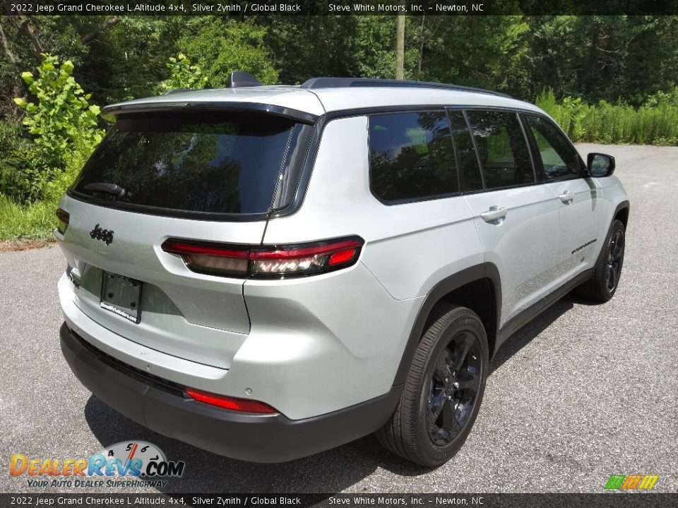 2022 Jeep Grand Cherokee L Altitude 4x4 Silver Zynith / Global Black Photo #6