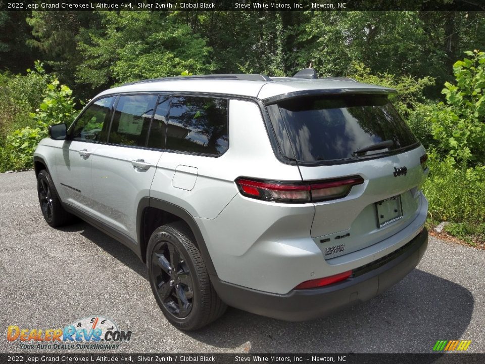 2022 Jeep Grand Cherokee L Altitude 4x4 Silver Zynith / Global Black Photo #8