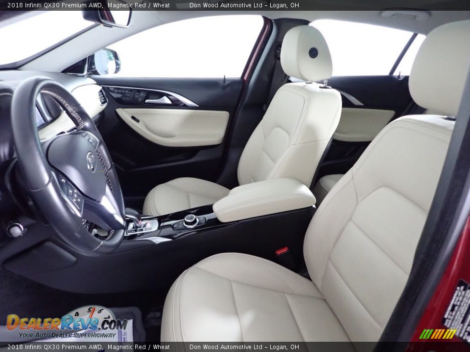 2018 Infiniti QX30 Premium AWD Magnetic Red / Wheat Photo #16