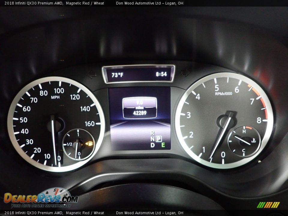 2018 Infiniti QX30 Premium AWD Magnetic Red / Wheat Photo #20
