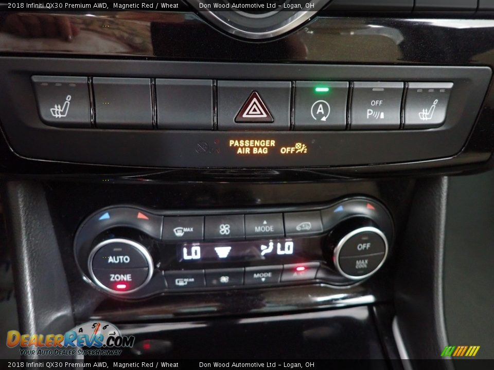 2018 Infiniti QX30 Premium AWD Magnetic Red / Wheat Photo #21