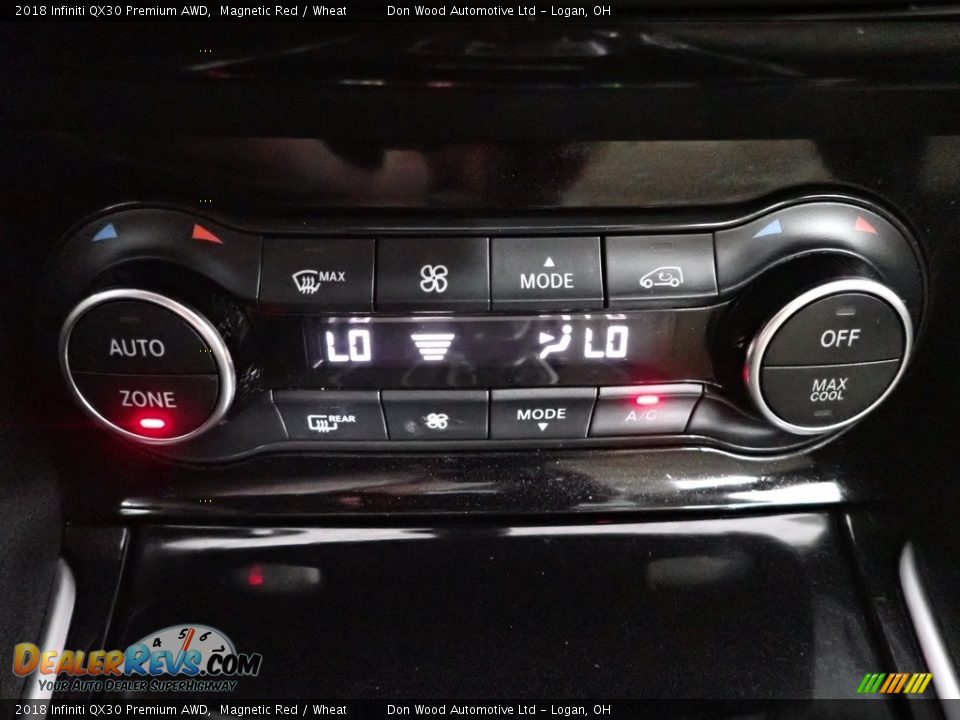 2018 Infiniti QX30 Premium AWD Magnetic Red / Wheat Photo #22