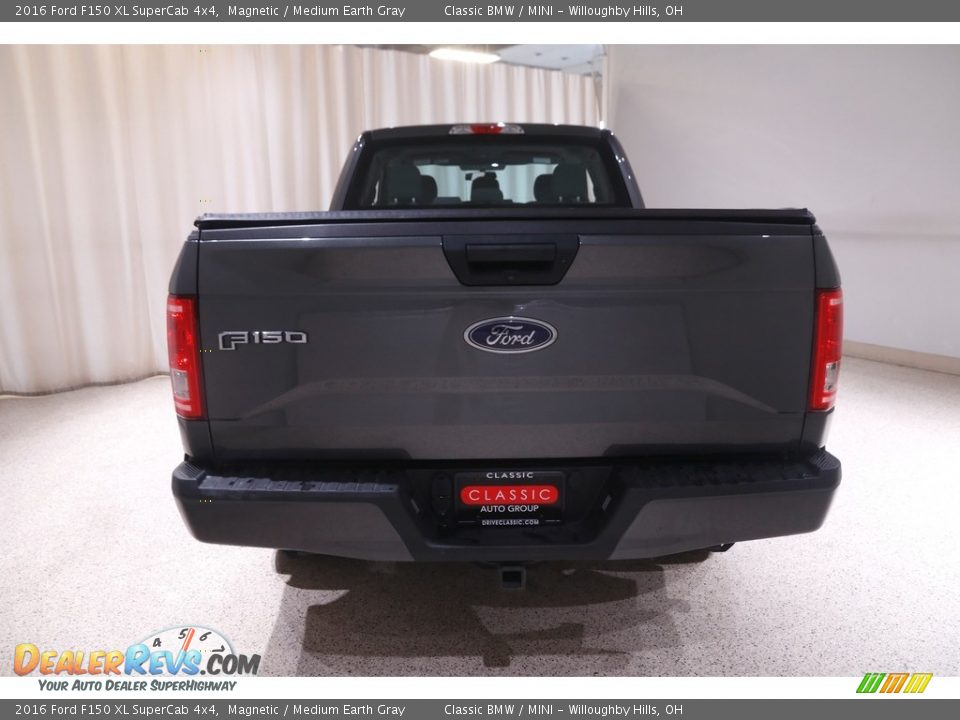 2016 Ford F150 XL SuperCab 4x4 Magnetic / Medium Earth Gray Photo #18