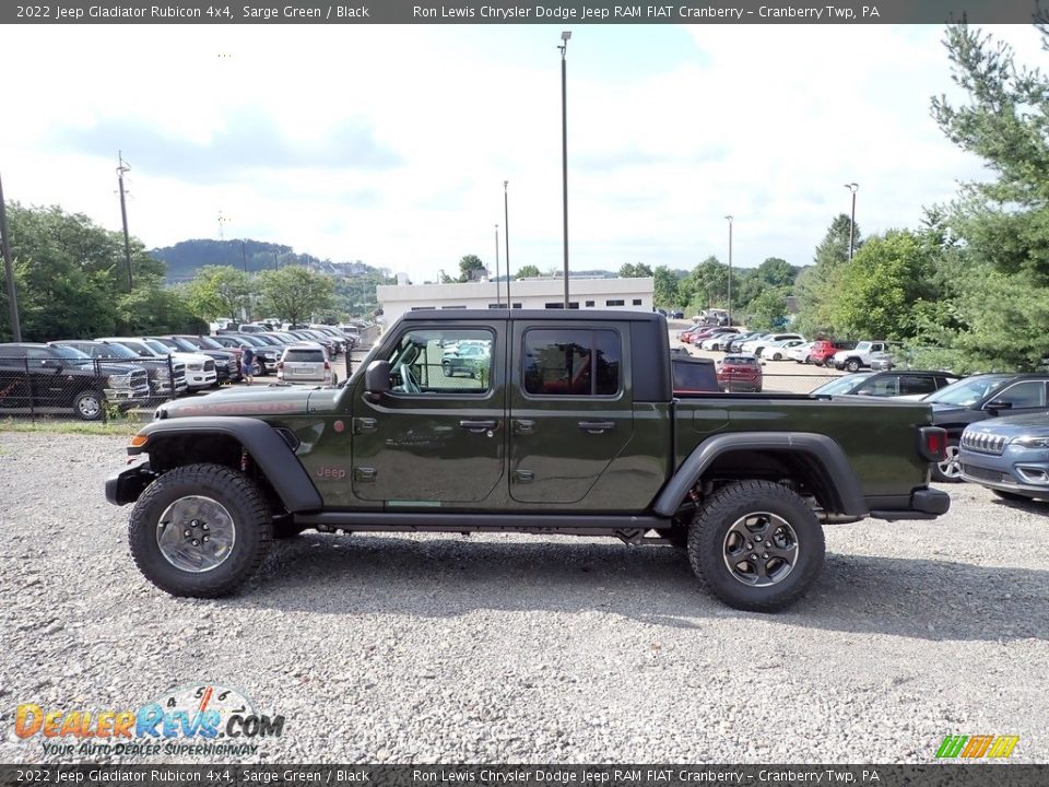 2022 Jeep Gladiator Rubicon 4x4 Sarge Green / Black Photo #2