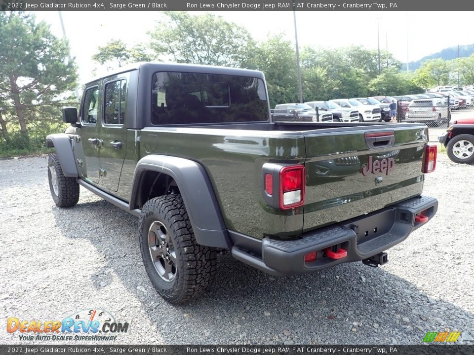 2022 Jeep Gladiator Rubicon 4x4 Sarge Green / Black Photo #3