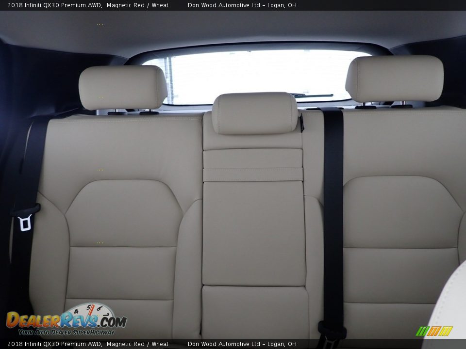 2018 Infiniti QX30 Premium AWD Magnetic Red / Wheat Photo #25
