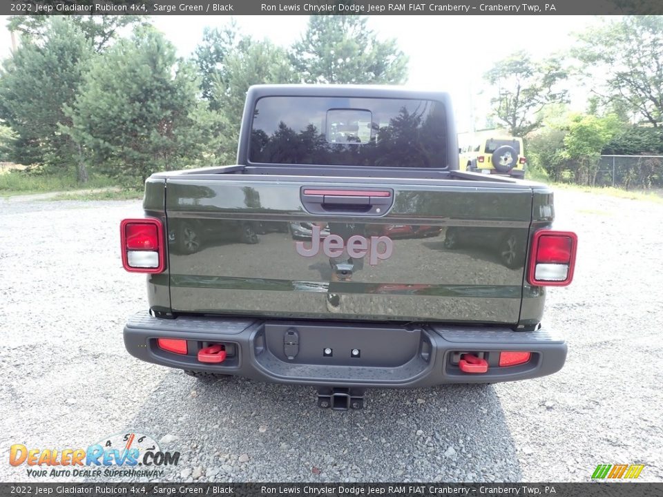 2022 Jeep Gladiator Rubicon 4x4 Sarge Green / Black Photo #4