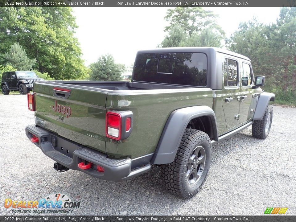 2022 Jeep Gladiator Rubicon 4x4 Sarge Green / Black Photo #5