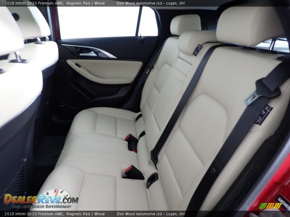 2018 Infiniti QX30 Premium AWD Magnetic Red / Wheat Photo #27