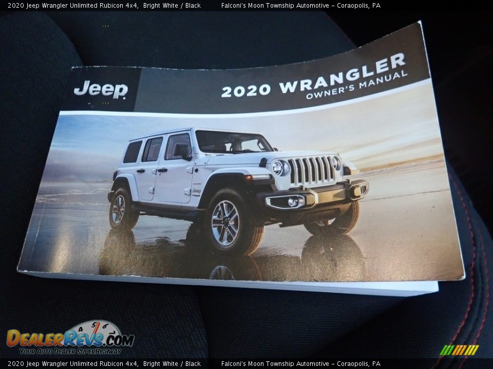 2020 Jeep Wrangler Unlimited Rubicon 4x4 Bright White / Black Photo #14