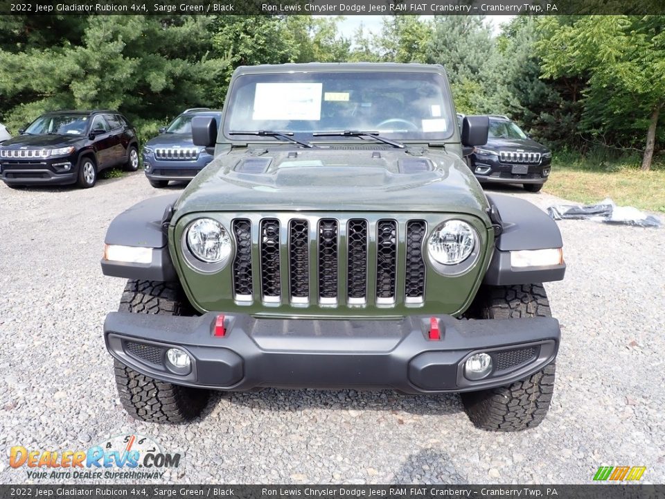 2022 Jeep Gladiator Rubicon 4x4 Sarge Green / Black Photo #8