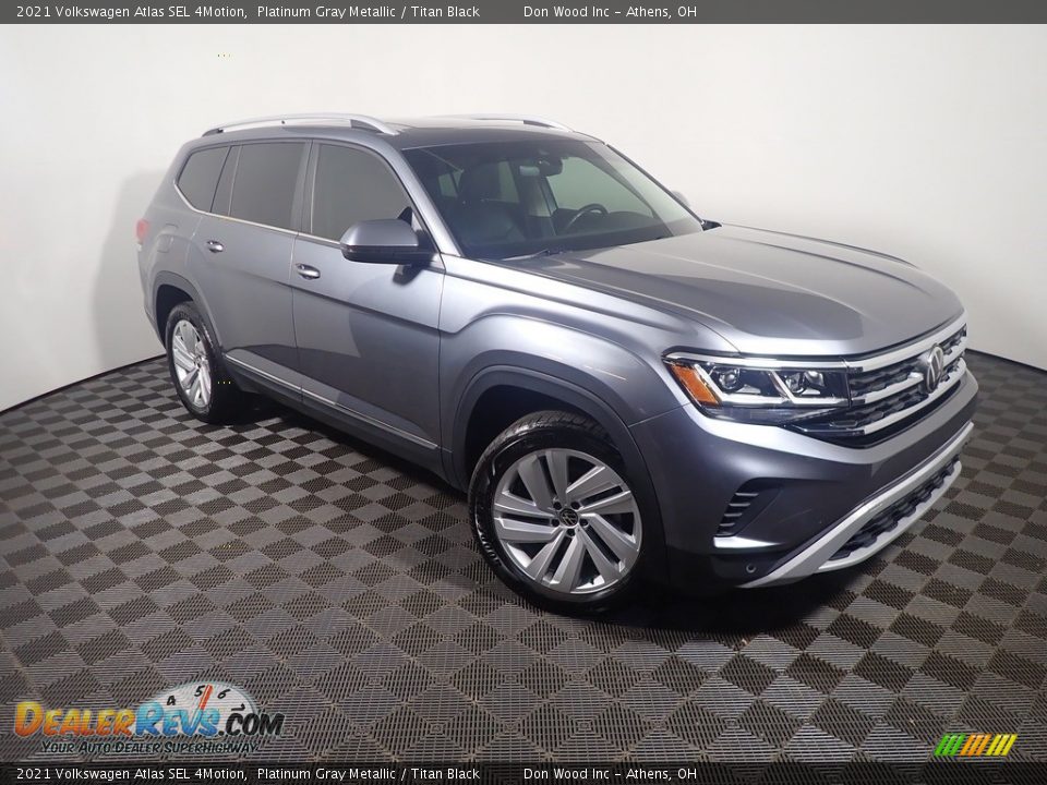 2021 Volkswagen Atlas SEL 4Motion Platinum Gray Metallic / Titan Black Photo #5