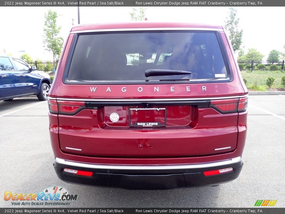 2022 Jeep Wagoneer Series III 4x4 Velvet Red Pearl / Sea Salt/Black Photo #4