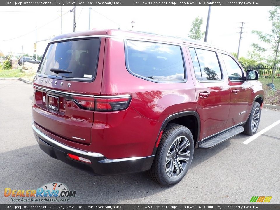 2022 Jeep Wagoneer Series III 4x4 Velvet Red Pearl / Sea Salt/Black Photo #5