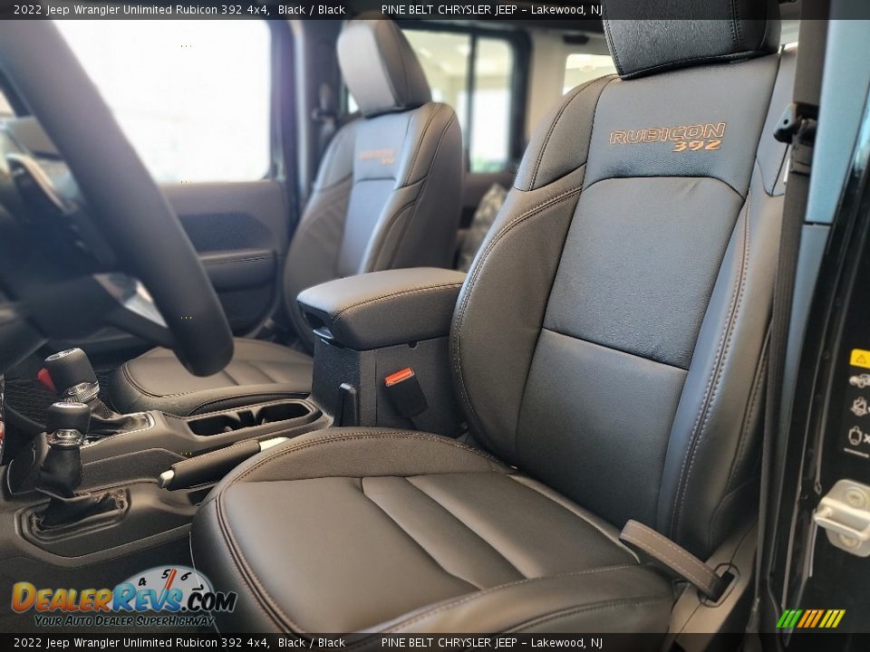 Black Interior - 2022 Jeep Wrangler Unlimited Rubicon 392 4x4 Photo #12
