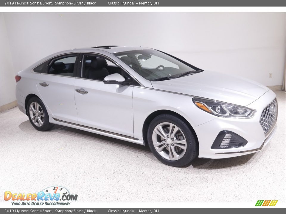 2019 Hyundai Sonata Sport Symphony Silver / Black Photo #1