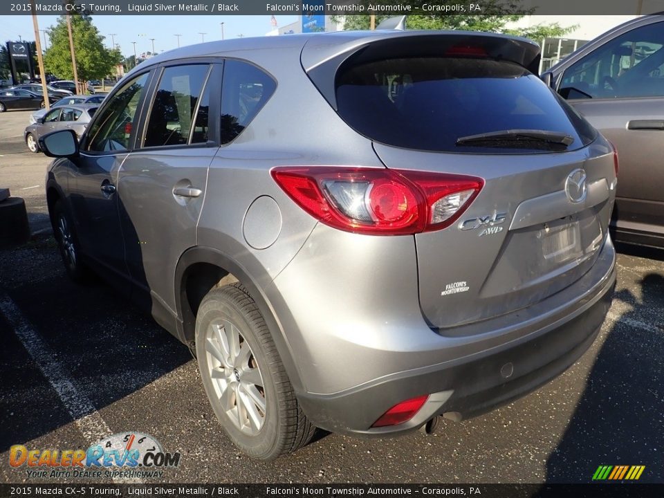 2015 Mazda CX-5 Touring Liquid Silver Metallic / Black Photo #2