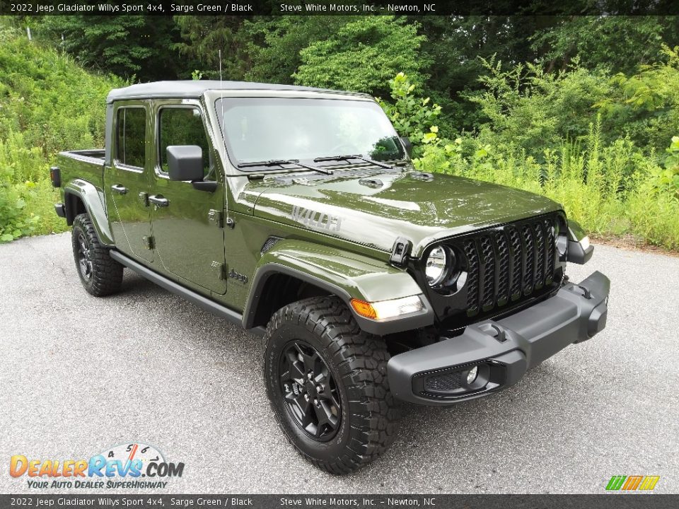 2022 Jeep Gladiator Willys Sport 4x4 Sarge Green / Black Photo #4