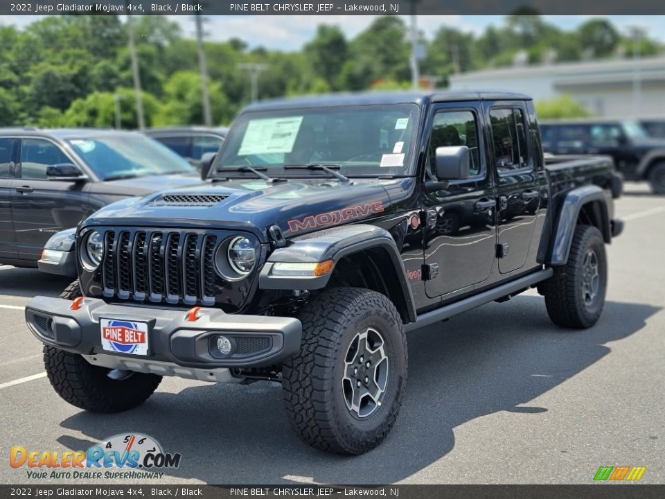 2022 Jeep Gladiator Mojave 4x4 Black / Black Photo #1