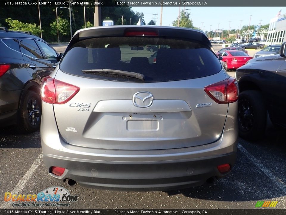 2015 Mazda CX-5 Touring Liquid Silver Metallic / Black Photo #3