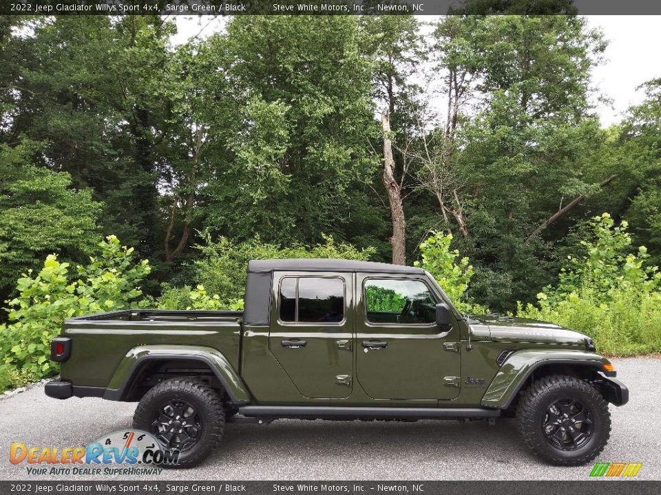 2022 Jeep Gladiator Willys Sport 4x4 Sarge Green / Black Photo #5