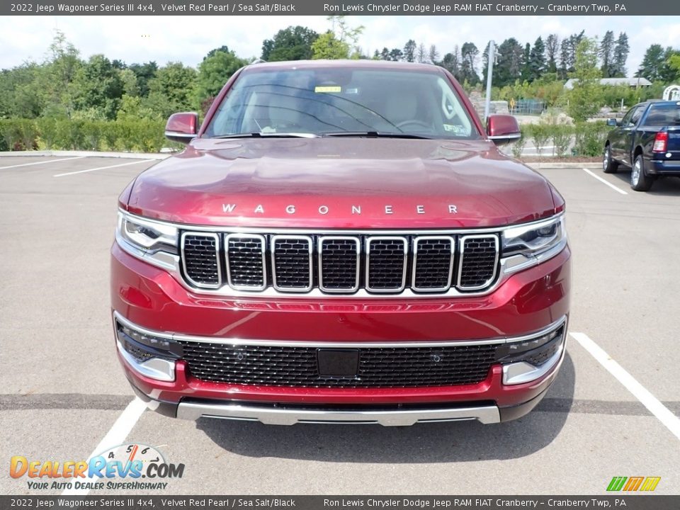 2022 Jeep Wagoneer Series III 4x4 Velvet Red Pearl / Sea Salt/Black Photo #8