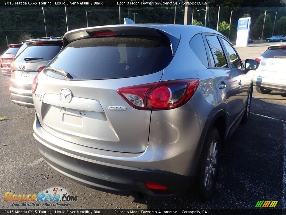 2015 Mazda CX-5 Touring Liquid Silver Metallic / Black Photo #4