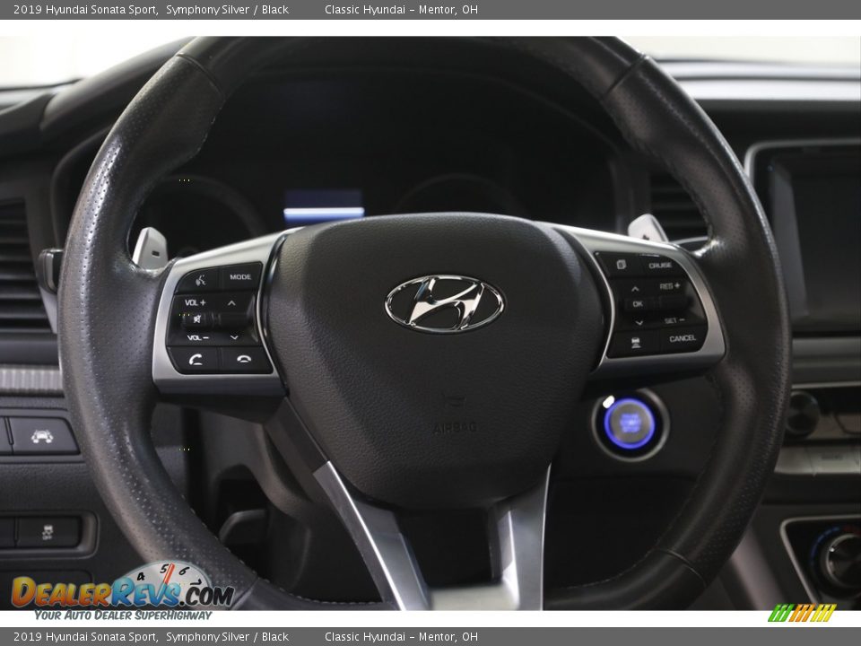 2019 Hyundai Sonata Sport Symphony Silver / Black Photo #7