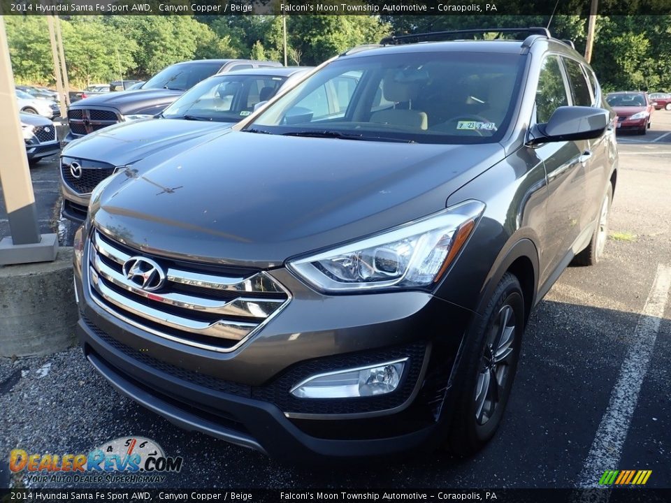 2014 Hyundai Santa Fe Sport AWD Canyon Copper / Beige Photo #1