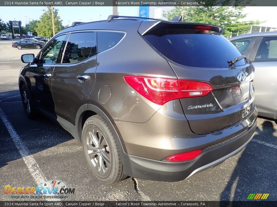 2014 Hyundai Santa Fe Sport AWD Canyon Copper / Beige Photo #2