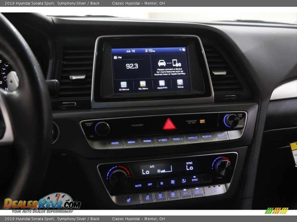 2019 Hyundai Sonata Sport Symphony Silver / Black Photo #9
