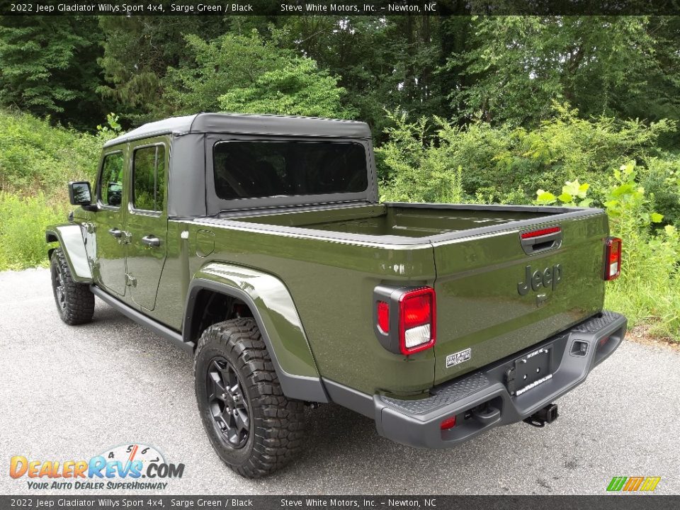 2022 Jeep Gladiator Willys Sport 4x4 Sarge Green / Black Photo #9