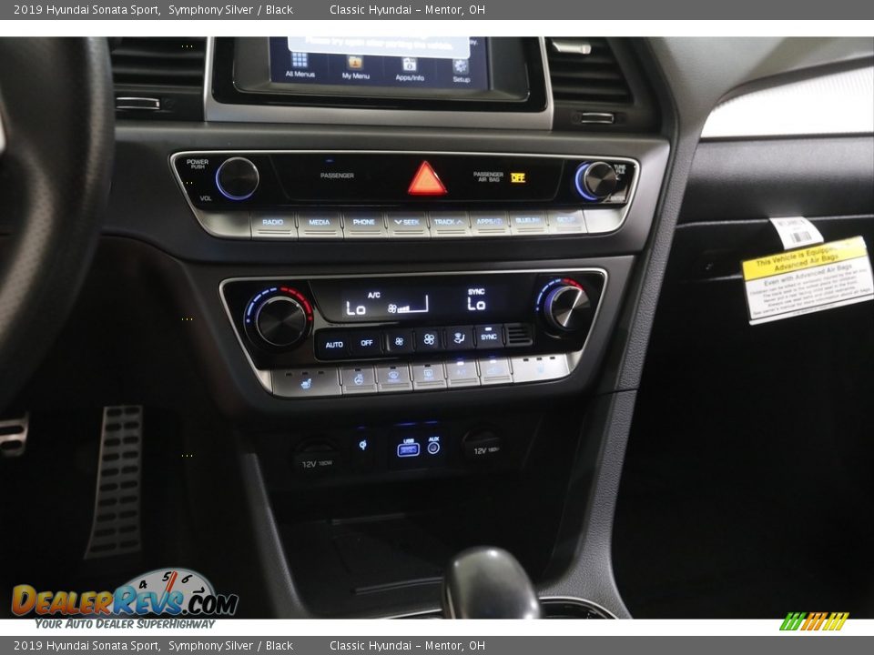 2019 Hyundai Sonata Sport Symphony Silver / Black Photo #11