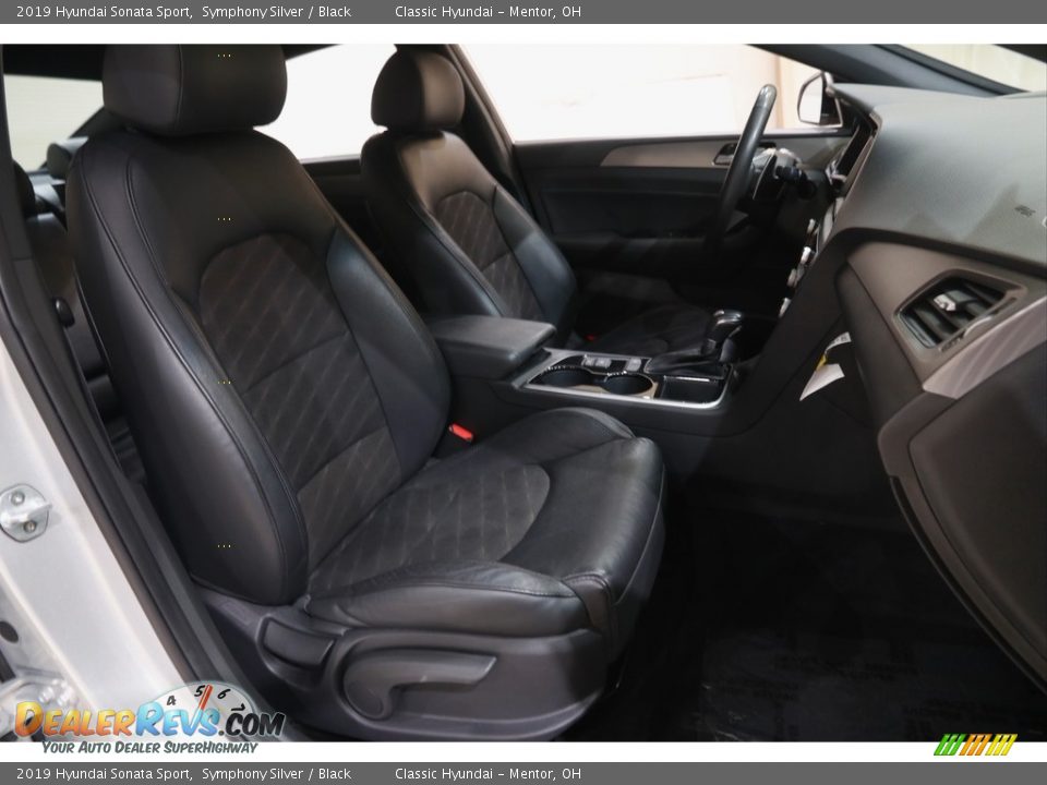 2019 Hyundai Sonata Sport Symphony Silver / Black Photo #13