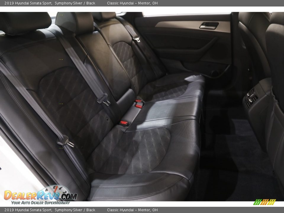 2019 Hyundai Sonata Sport Symphony Silver / Black Photo #14