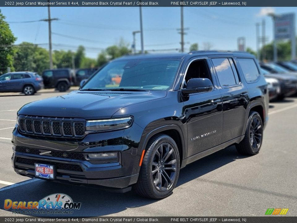 2022 Jeep Grand Wagoneer Series II 4x4 Diamond Black Crystal Pearl / Global Black Photo #1