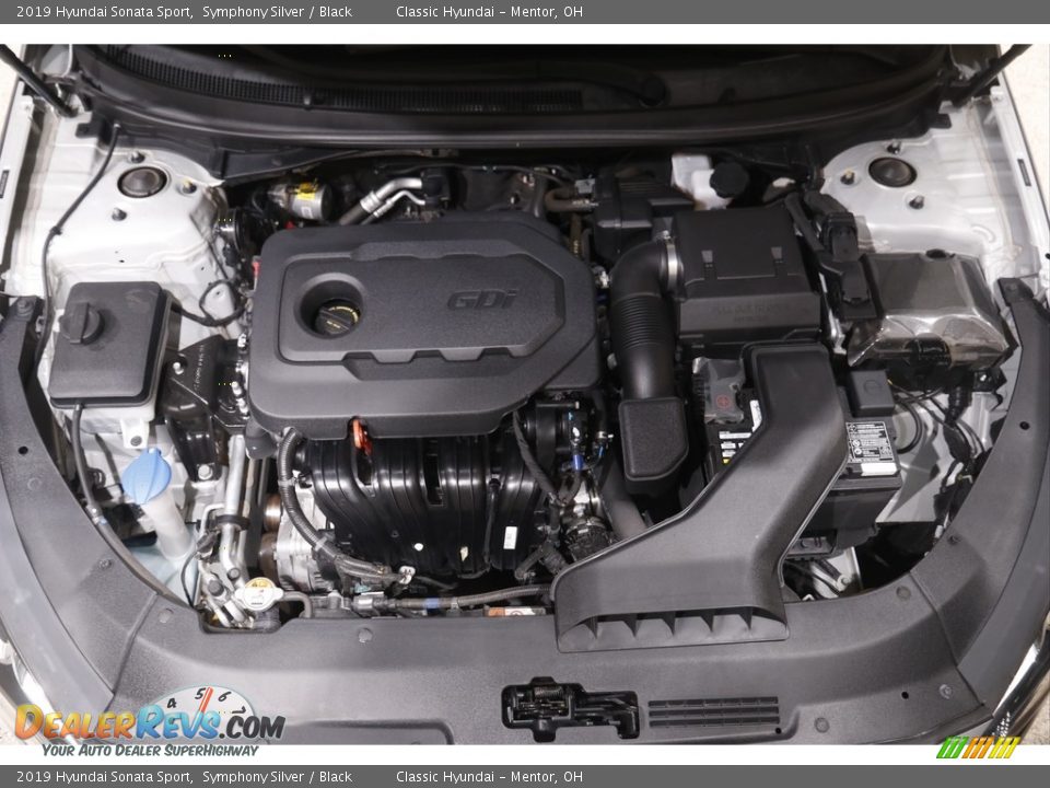 2019 Hyundai Sonata Sport Symphony Silver / Black Photo #17